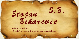 Stojan Bikarević vizit kartica
